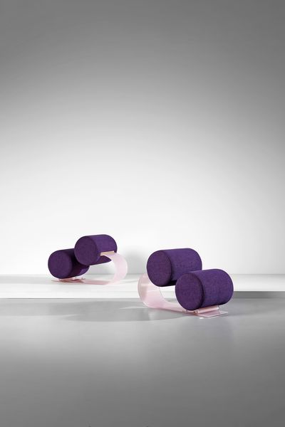 CECCHI MARZIO (1940 - 1990) : attribuito. Coppia di poltrone  - Asta DESIGN E ARTI DECORATIVE DEL NOVECENTO Tradizionale - Associazione Nazionale - Case d'Asta italiane