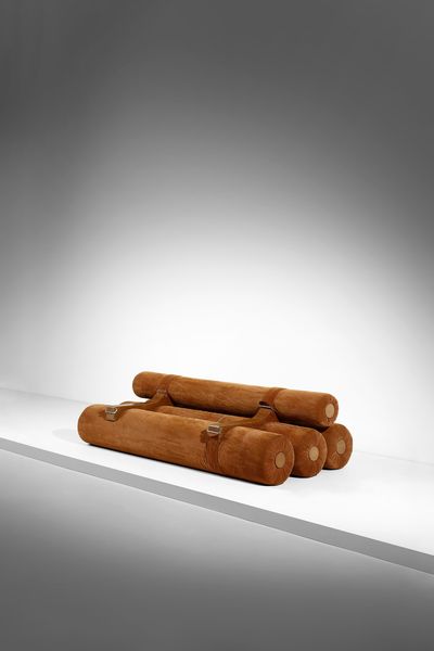 PIAZZESI ADRIANO (1923 - 2009) : Divano Kontiki per 3D  - Asta DESIGN E ARTI DECORATIVE DEL NOVECENTO Tradizionale - Associazione Nazionale - Case d'Asta italiane