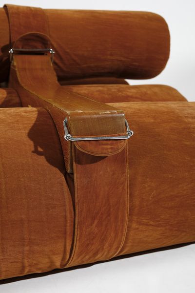 PIAZZESI ADRIANO (1923 - 2009) : Divano Kontiki per 3D  - Asta DESIGN E ARTI DECORATIVE DEL NOVECENTO Tradizionale - Associazione Nazionale - Case d'Asta italiane