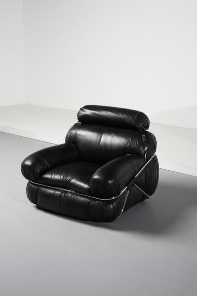 PARISI ICO (1916 - 1996) : Coppia di poltrone Luisa per Comfort  - Asta DESIGN E ARTI DECORATIVE DEL NOVECENTO Tradizionale - Associazione Nazionale - Case d'Asta italiane