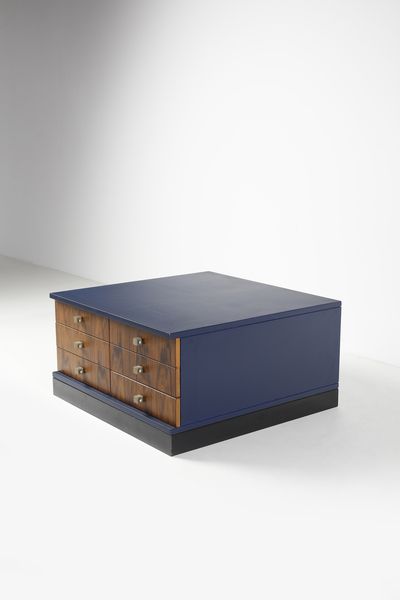 PARISI ICO (1916 - 1996) : Mobile basso da soggiorno per Brugnoli Mobili, Cant�  - Asta DESIGN E ARTI DECORATIVE DEL NOVECENTO Tradizionale - Associazione Nazionale - Case d'Asta italiane