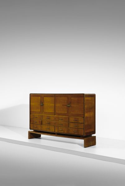 BUFFA PAOLO (1903 - 1970) : Mobile contenitore eseguito da Mos Turri  - Asta DESIGN E ARTI DECORATIVE DEL NOVECENTO Tradizionale - Associazione Nazionale - Case d'Asta italiane
