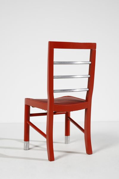 PIACENTINI MARCELLO (1881 - 1960) : attribuito. Coppia di sedie  - Asta DESIGN E ARTI DECORATIVE DEL NOVECENTO Tradizionale - Associazione Nazionale - Case d'Asta italiane