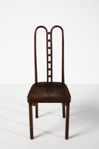 HOFFMANN JOSEF (1870 - 1956) : Seven Ball Side Chair, model 371  - Asta DESIGN E ARTI DECORATIVE DEL NOVECENTO Tradizionale - Associazione Nazionale - Case d'Asta italiane