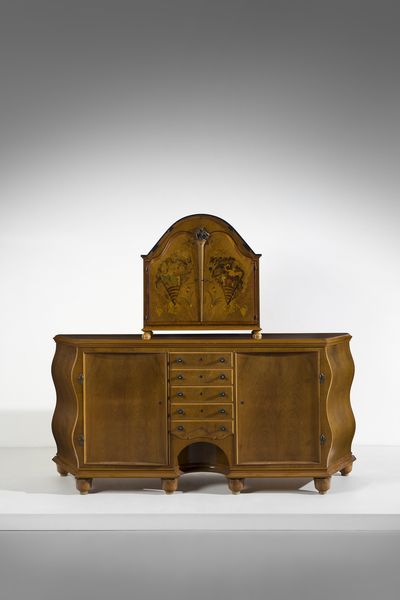 PRUTSCHER OTTO (1880 - 1949) : Mobile da soggiorno  - Asta DESIGN E ARTI DECORATIVE DEL NOVECENTO Tradizionale - Associazione Nazionale - Case d'Asta italiane