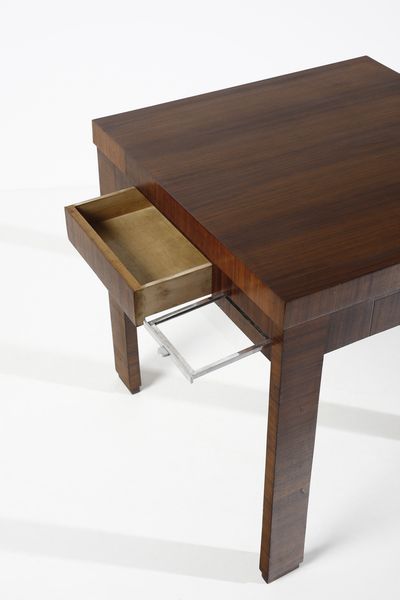 PALANTI GIANCARLO (1906 - 1977) : attribuito. Tavolo da gioco  - Asta DESIGN E ARTI DECORATIVE DEL NOVECENTO Tradizionale - Associazione Nazionale - Case d'Asta italiane