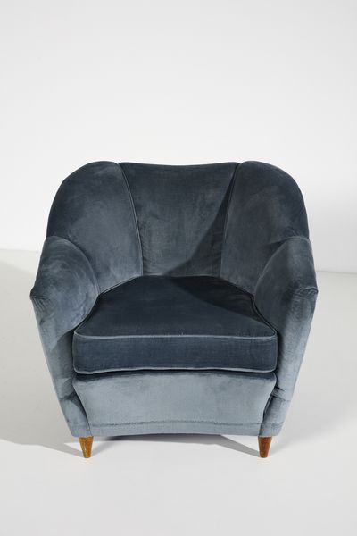 PONTI GIO (1891 - 1979) : Coppia di poltrone per Cassina  - Asta DESIGN E ARTI DECORATIVE DEL NOVECENTO Tradizionale - Associazione Nazionale - Case d'Asta italiane