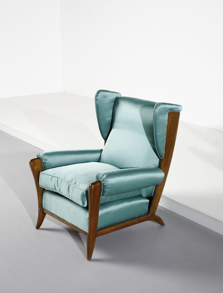 BUFFA PAOLO (1903 - 1970) : Coppia di poltrone per Figli di Amedeo Cassina  - Asta DESIGN E ARTI DECORATIVE DEL NOVECENTO Tradizionale - Associazione Nazionale - Case d'Asta italiane