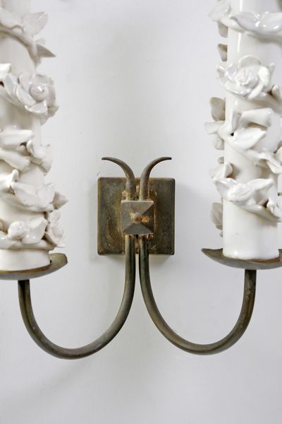 ZORTEA LUIGI (1879 - 1950) : Coppia di appliques  - Asta DESIGN E ARTI DECORATIVE DEL NOVECENTO Tradizionale - Associazione Nazionale - Case d'Asta italiane