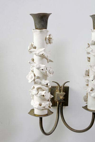 ZORTEA LUIGI (1879 - 1950) : Coppia di appliques  - Asta DESIGN E ARTI DECORATIVE DEL NOVECENTO Tradizionale - Associazione Nazionale - Case d'Asta italiane