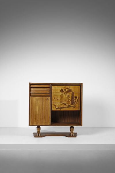 SCREMIN LUIGI (1896 - 1983) : Mobiletto etagere  - Asta DESIGN E ARTI DECORATIVE DEL NOVECENTO Tradizionale - Associazione Nazionale - Case d'Asta italiane