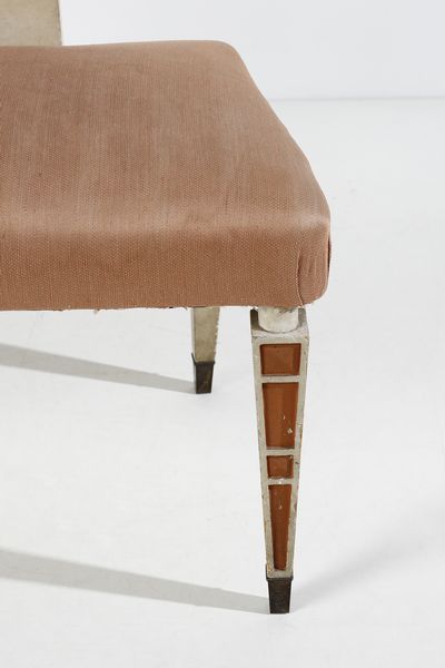 BUSIRI VICI ANDREA (1903 - 1989) : Divanetto da ingresso  - Asta DESIGN E ARTI DECORATIVE DEL NOVECENTO Tradizionale - Associazione Nazionale - Case d'Asta italiane