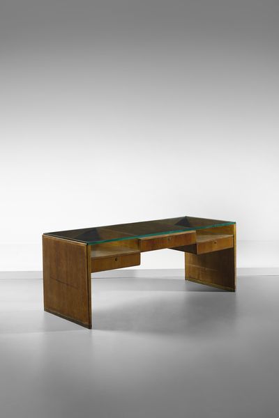 PONTI GIO (1891 - 1979) : attribuito. Scrivania  - Asta DESIGN E ARTI DECORATIVE DEL NOVECENTO Tradizionale - Associazione Nazionale - Case d'Asta italiane
