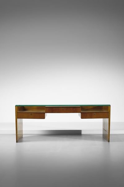 PONTI GIO (1891 - 1979) : attribuito. Scrivania  - Asta DESIGN E ARTI DECORATIVE DEL NOVECENTO Tradizionale - Associazione Nazionale - Case d'Asta italiane