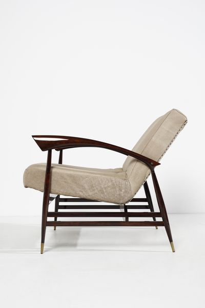 ZALSZUPIN  JORGE (1922 - 2020) : attribuito. Poltrona  - Asta DESIGN E ARTI DECORATIVE DEL NOVECENTO Tradizionale - Associazione Nazionale - Case d'Asta italiane