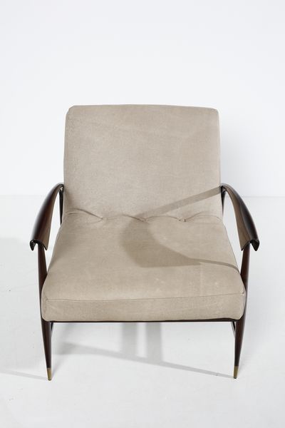 ZALSZUPIN  JORGE (1922 - 2020) : attribuito. Poltrona  - Asta DESIGN E ARTI DECORATIVE DEL NOVECENTO Tradizionale - Associazione Nazionale - Case d'Asta italiane