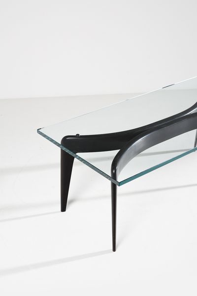 PONTI GIO (1891 - 1979) : Tavolino da salotto per Fontana Arte  - Asta DESIGN E ARTI DECORATIVE DEL NOVECENTO Tradizionale - Associazione Nazionale - Case d'Asta italiane