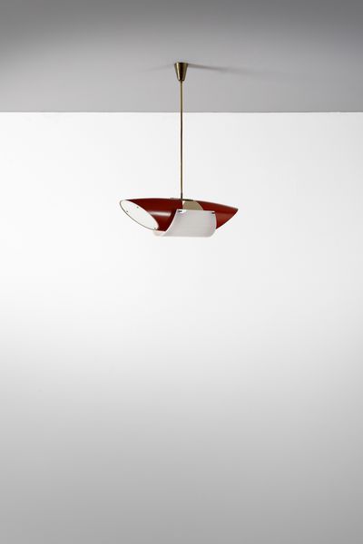 LELII ANGELO (1911 - 1979) : Lampada a sospensione per Arredoluce Monza  - Asta DESIGN E ARTI DECORATIVE DEL NOVECENTO Tradizionale - Associazione Nazionale - Case d'Asta italiane