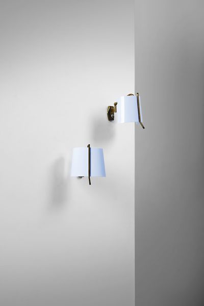 STILNOVO : Coppia di appliques  - Asta DESIGN E ARTI DECORATIVE DEL NOVECENTO Tradizionale - Associazione Nazionale - Case d'Asta italiane