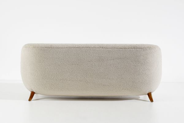 LASSEN FLEMMING (1902 - 1984) : attribuito. Divano  - Asta DESIGN E ARTI DECORATIVE DEL NOVECENTO Tradizionale - Associazione Nazionale - Case d'Asta italiane