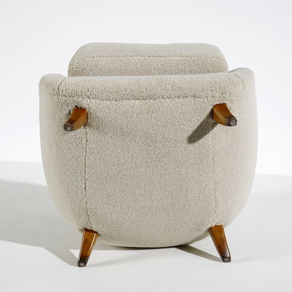 LASSEN FLEMMING (1902 - 1984) : attribuito. Coppia di poltrone  - Asta DESIGN E ARTI DECORATIVE DEL NOVECENTO Tradizionale - Associazione Nazionale - Case d'Asta italiane