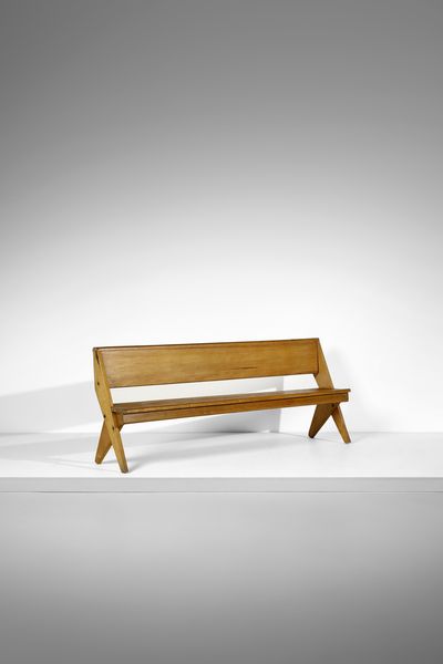 ZANINE CALDAS JOSE' (1919 - 2001) : Panca per Moveis Denuncia  - Asta DESIGN E ARTI DECORATIVE DEL NOVECENTO Tradizionale - Associazione Nazionale - Case d'Asta italiane