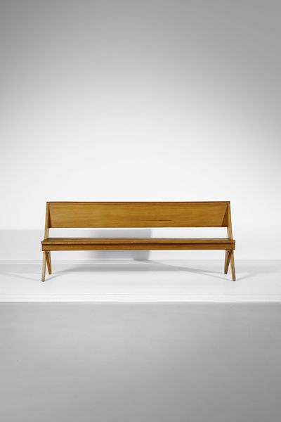 ZANINE CALDAS JOSE' (1919 - 2001) : Panca per Moveis Denuncia  - Asta DESIGN E ARTI DECORATIVE DEL NOVECENTO Tradizionale - Associazione Nazionale - Case d'Asta italiane