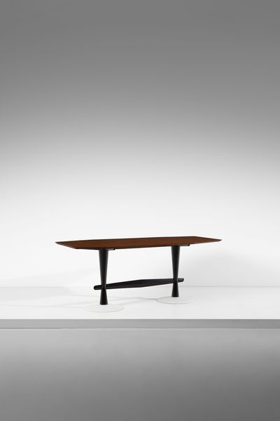 PARISI ICO (1916 - 1996) : Tavolo da pranzo  - Asta DESIGN E ARTI DECORATIVE DEL NOVECENTO Tradizionale - Associazione Nazionale - Case d'Asta italiane