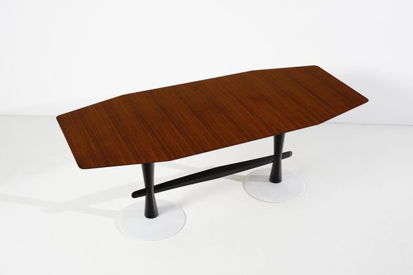 PARISI ICO (1916 - 1996) : Tavolo da pranzo  - Asta DESIGN E ARTI DECORATIVE DEL NOVECENTO Tradizionale - Associazione Nazionale - Case d'Asta italiane