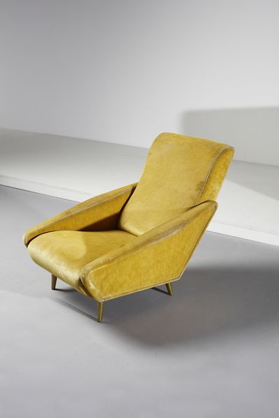 PONTI GIO (1891 - 1979) : Coppia di poltrone 807 Distex  - Asta DESIGN E ARTI DECORATIVE DEL NOVECENTO Tradizionale - Associazione Nazionale - Case d'Asta italiane