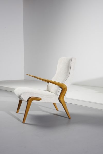 BORSANI OSVALDO (1911 - 1985) : Coppia di poltrone P71 per Tecno  - Asta DESIGN E ARTI DECORATIVE DEL NOVECENTO Tradizionale - Associazione Nazionale - Case d'Asta italiane