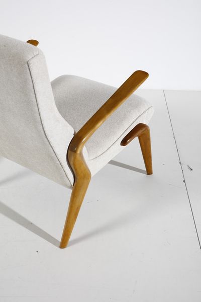 BORSANI OSVALDO (1911 - 1985) : Coppia di poltrone P71 per Tecno  - Asta DESIGN E ARTI DECORATIVE DEL NOVECENTO Tradizionale - Associazione Nazionale - Case d'Asta italiane