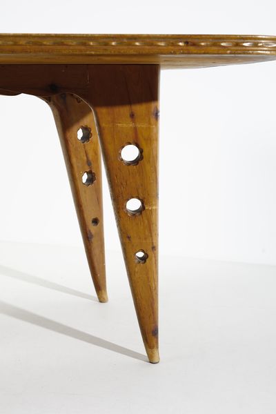 JORIO PIER CARLO (1927 - 2016) : Tavolo da pranzo  - Asta DESIGN E ARTI DECORATIVE DEL NOVECENTO Tradizionale - Associazione Nazionale - Case d'Asta italiane
