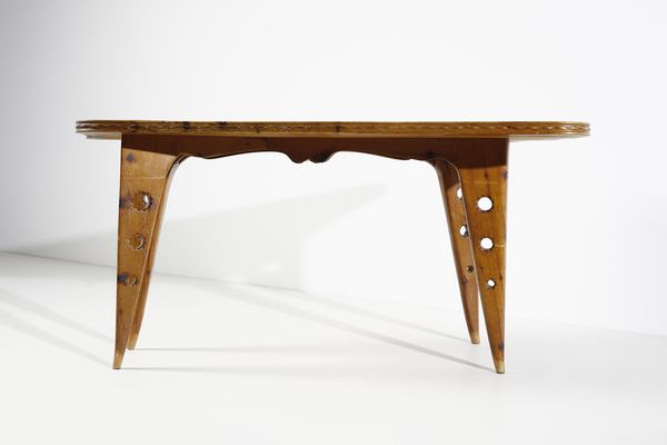 JORIO PIER CARLO (1927 - 2016) : Tavolo da pranzo  - Asta DESIGN E ARTI DECORATIVE DEL NOVECENTO Tradizionale - Associazione Nazionale - Case d'Asta italiane