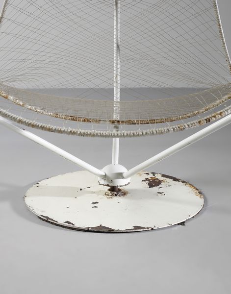 SERGIO CONTI, MARISA FORLANI & LUCIANO GRASSI : Poltrona scultura girevole String Chair-P8a per Emilio Paoli  - Asta DESIGN E ARTI DECORATIVE DEL NOVECENTO Tradizionale - Associazione Nazionale - Case d'Asta italiane
