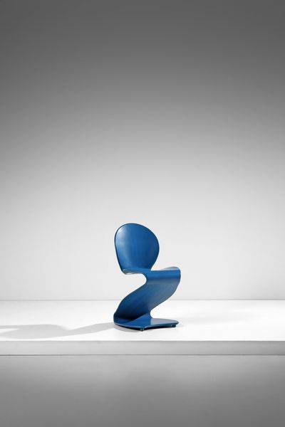 PANTON VERNER (1926 - 1998) : S- Chair, modello 276 per Thonet  - Asta DESIGN E ARTI DECORATIVE DEL NOVECENTO Tradizionale - Associazione Nazionale - Case d'Asta italiane