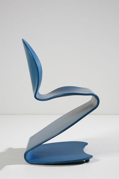 PANTON VERNER (1926 - 1998) : S- Chair, modello 276 per Thonet  - Asta DESIGN E ARTI DECORATIVE DEL NOVECENTO Tradizionale - Associazione Nazionale - Case d'Asta italiane