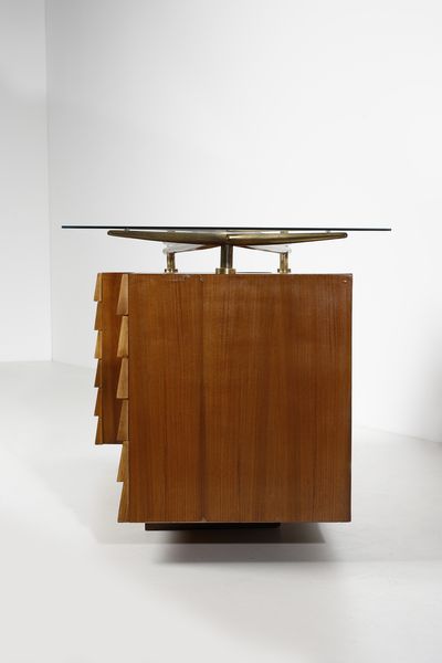 BEGA MELCHIORRE (1898 - 1976) : Scrivania  - Asta DESIGN E ARTI DECORATIVE DEL NOVECENTO Tradizionale - Associazione Nazionale - Case d'Asta italiane