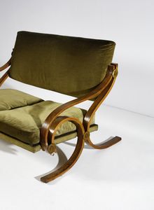SCOCCIMARRO ANTONIO (1931 - 2020) : Divano Arcadia per Adrasteia  - Asta DESIGN E ARTI DECORATIVE DEL NOVECENTO Tradizionale - Associazione Nazionale - Case d'Asta italiane