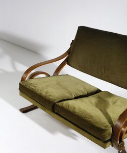 SCOCCIMARRO ANTONIO (1931 - 2020) : Divano Arcadia per Adrasteia  - Asta DESIGN E ARTI DECORATIVE DEL NOVECENTO Tradizionale - Associazione Nazionale - Case d'Asta italiane