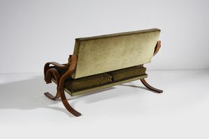 SCOCCIMARRO ANTONIO (1931 - 2020) : Divano Arcadia per Adrasteia  - Asta DESIGN E ARTI DECORATIVE DEL NOVECENTO Tradizionale - Associazione Nazionale - Case d'Asta italiane