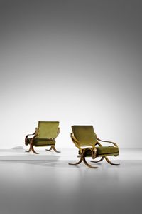 SCOCCIMARRO ANTONIO (1931 - 2020) - Coppia di poltrone Arcadia per Adrasteia