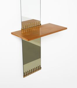 SOTTSASS ETTORE (1917 - 2007) : Specchio per Santambrogio & De Berti  - Asta DESIGN E ARTI DECORATIVE DEL NOVECENTO Tradizionale - Associazione Nazionale - Case d'Asta italiane