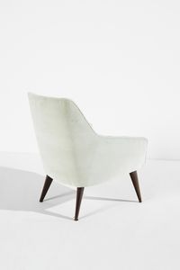 PONTI GIO (1891 - 1979) : Coppia di poltrone  - Asta DESIGN E ARTI DECORATIVE DEL NOVECENTO Tradizionale - Associazione Nazionale - Case d'Asta italiane