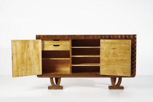 BUFFA PAOLO (1903 - 1970) : attribuito. Credenza  - Asta DESIGN E ARTI DECORATIVE DEL NOVECENTO Tradizionale - Associazione Nazionale - Case d'Asta italiane