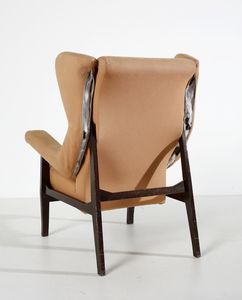 ALBINI FRANCO (1905 - 1977) : Poltrona Fiorenza per Poggi  - Asta DESIGN E ARTI DECORATIVE DEL NOVECENTO Tradizionale - Associazione Nazionale - Case d'Asta italiane