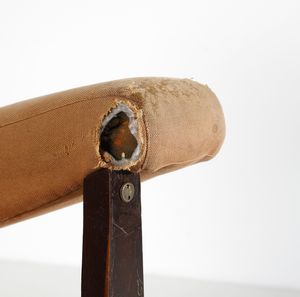 ALBINI FRANCO (1905 - 1977) : Poltrona Fiorenza per Poggi  - Asta DESIGN E ARTI DECORATIVE DEL NOVECENTO Tradizionale - Associazione Nazionale - Case d'Asta italiane