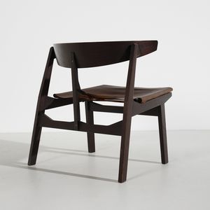 GIUSEPPE ZAMERINI : Coppia di poltrone per M.I.M Roma  - Asta DESIGN E ARTI DECORATIVE DEL NOVECENTO Tradizionale - Associazione Nazionale - Case d'Asta italiane