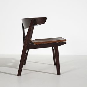 GIUSEPPE ZAMERINI : Coppia di poltrone per M.I.M Roma  - Asta DESIGN E ARTI DECORATIVE DEL NOVECENTO Tradizionale - Associazione Nazionale - Case d'Asta italiane