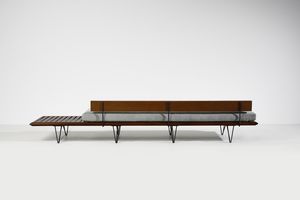 CARLO HAUNER (1927-1997) & MARTIN EISLER (1913-1977) : Daybed per Forma Mompiano  - Asta DESIGN E ARTI DECORATIVE DEL NOVECENTO Tradizionale - Associazione Nazionale - Case d'Asta italiane